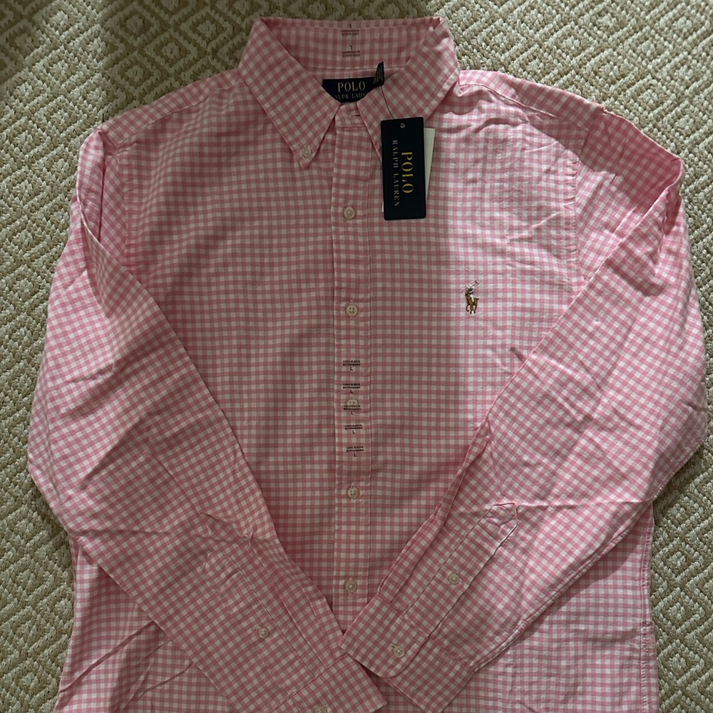 Ralph Lauren Polo Button Down L NWT